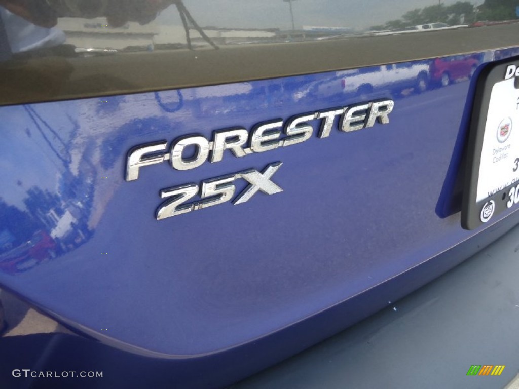 2003 Forester 2.5 X - Pacifica Blue Metallic / Gray photo #25