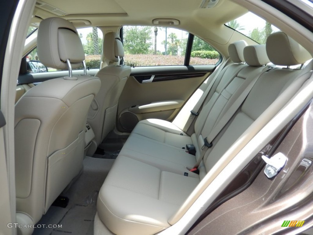 2013 Mercedes-Benz C 250 Sport Rear Seat Photo #84065446