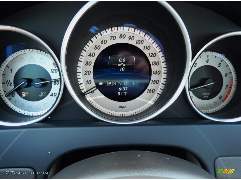 2013 Mercedes-Benz C 250 Sport Gauges Photo #84065531