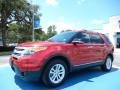 2011 Red Candy Metallic Ford Explorer XLT 4WD  photo #1