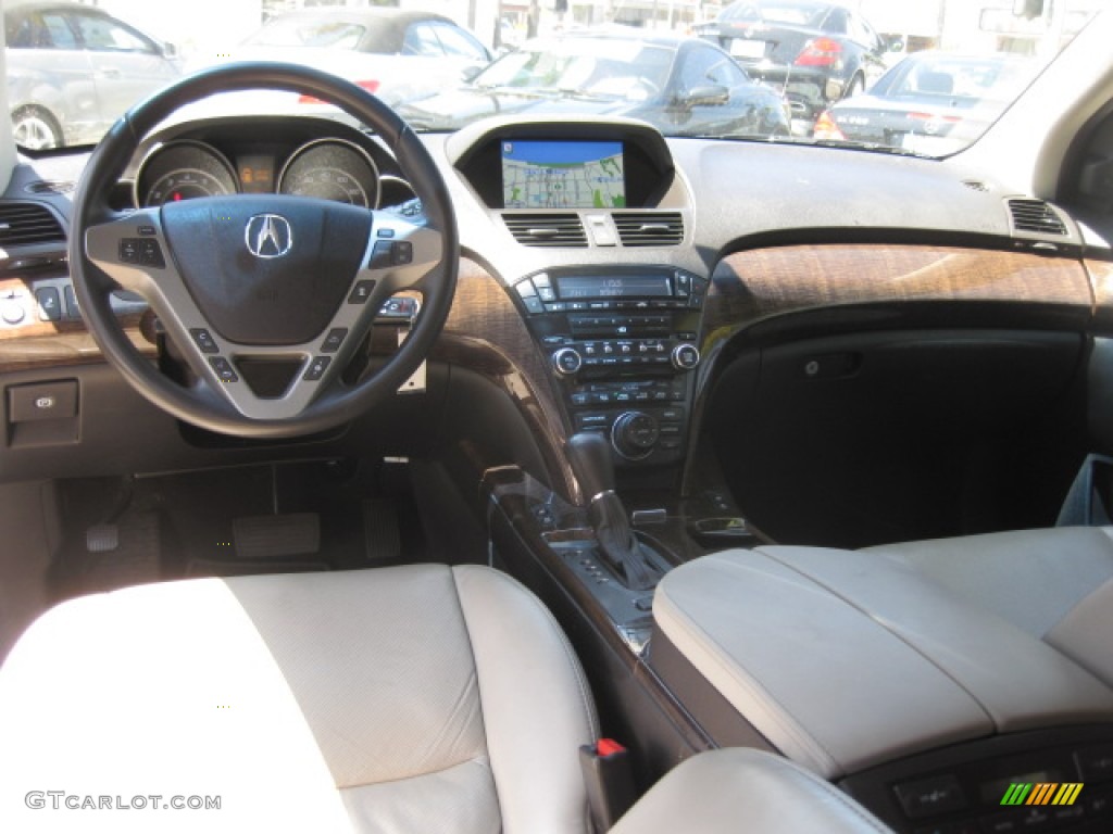 Taupe Gray Interior 2010 Acura MDX Advance Photo #84065876