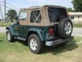 2000 Forest Green Pearl Jeep Wrangler Sahara 4x4  photo #4