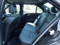 2013 Mercedes-Benz C Black Interior Rear Seat Photo