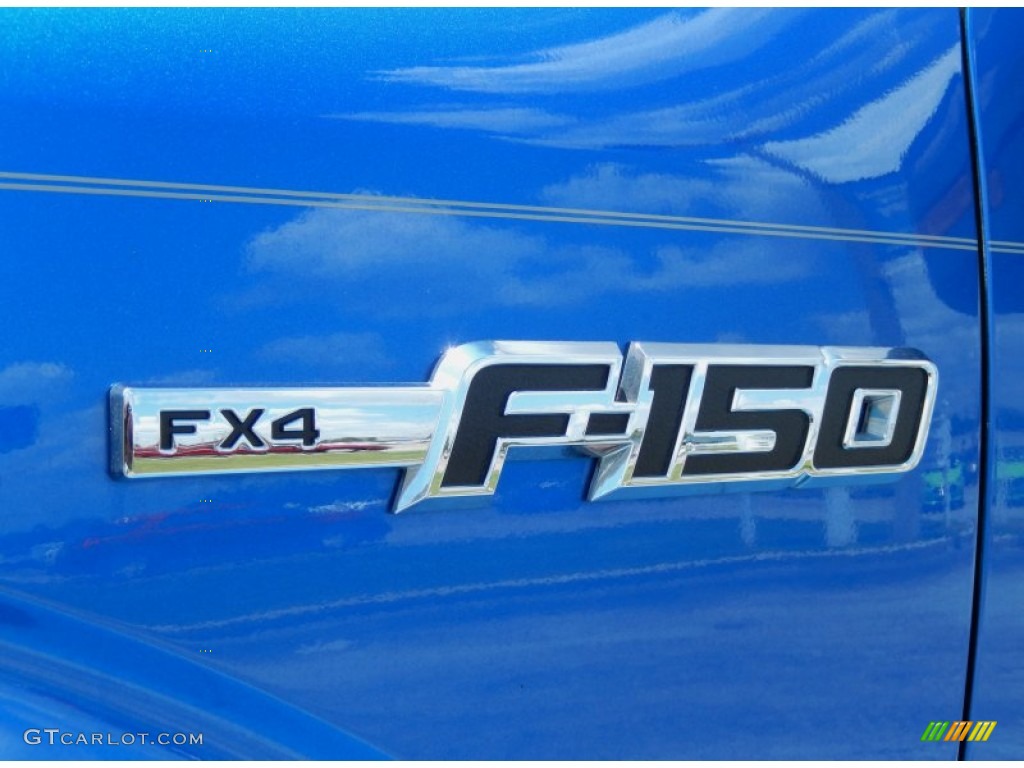 2011 F150 FX4 SuperCrew 4x4 - Blue Flame Metallic / Black photo #10