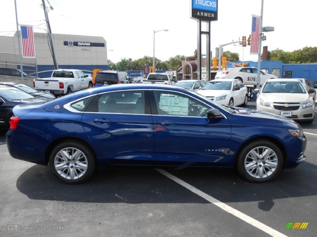 2014 Impala LS - Blue Topaz Metallic / Jet Black/Dark Titanium photo #4