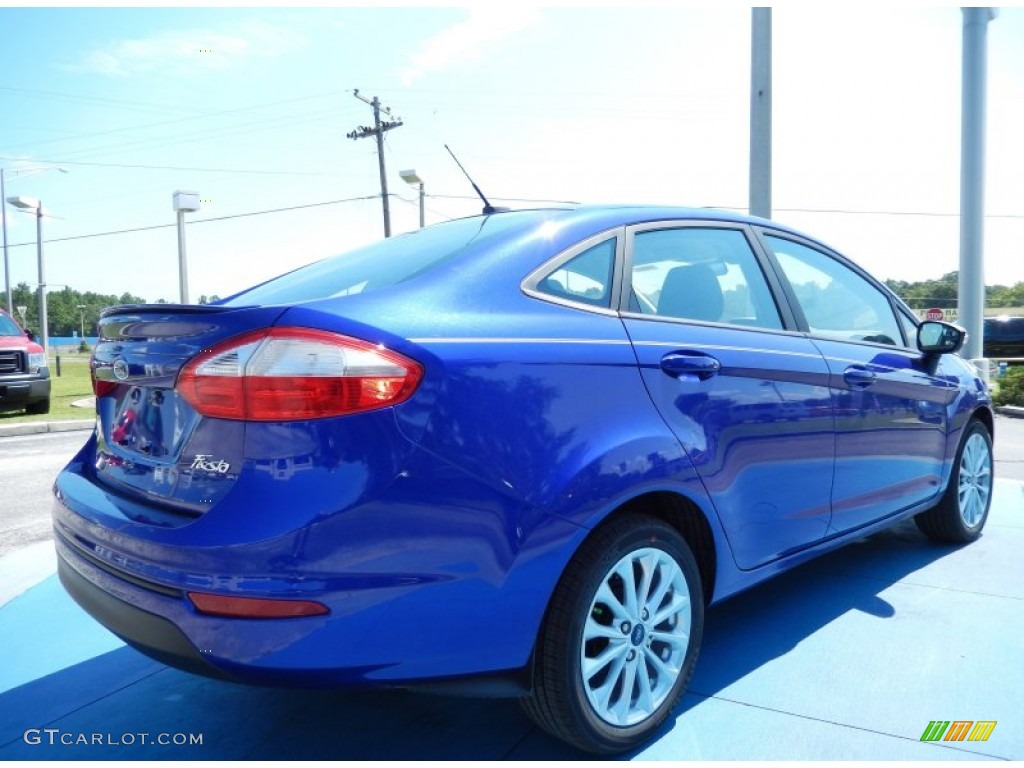 Performance Blue 2014 Ford Fiesta SE Sedan Exterior Photo #84068231