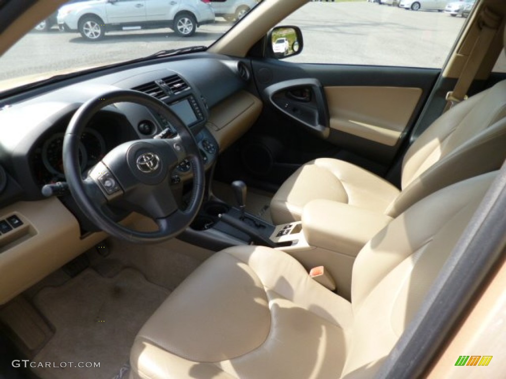 2010 RAV4 Limited V6 4WD - Sandy Beach Metallic / Sand Beige photo #16