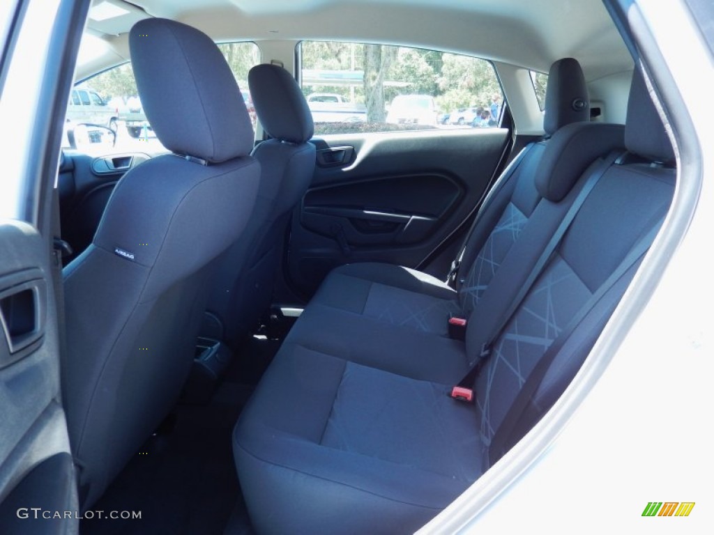 Charcoal Black Interior 2014 Ford Fiesta S Hatchback Photo #84068984