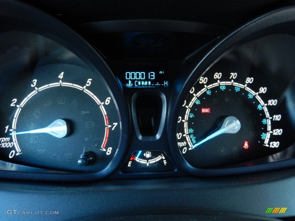 2014 Ford Fiesta S Hatchback Gauges Photo #84069032