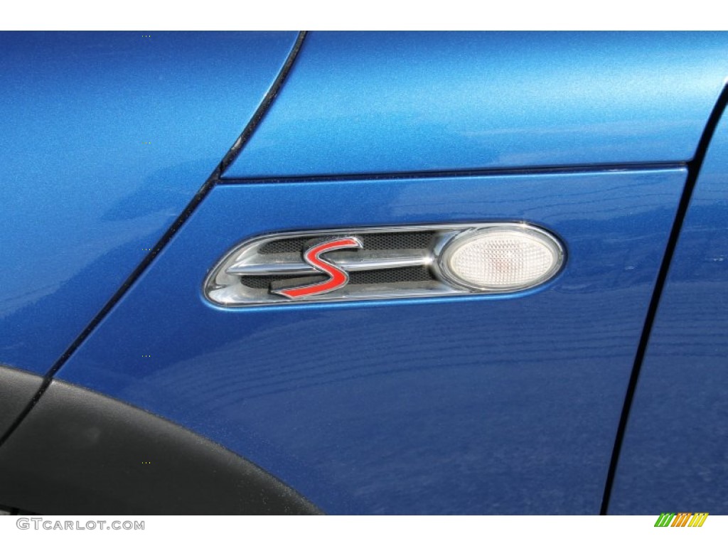 2006 Cooper S Hardtop - Hyper Blue Metallic / Black/Panther Black photo #5