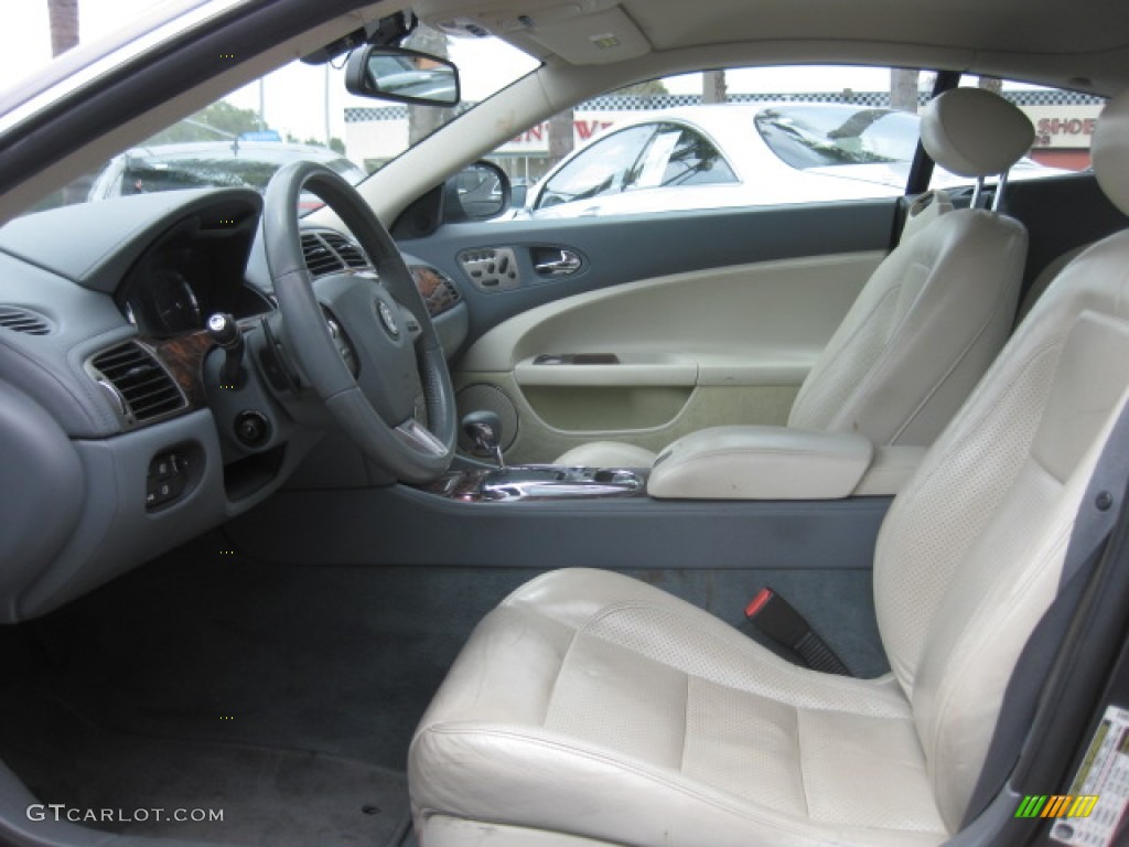 2008 XK XK8 Coupe - Pearl Grey Metallic / Ivory/Slate photo #19