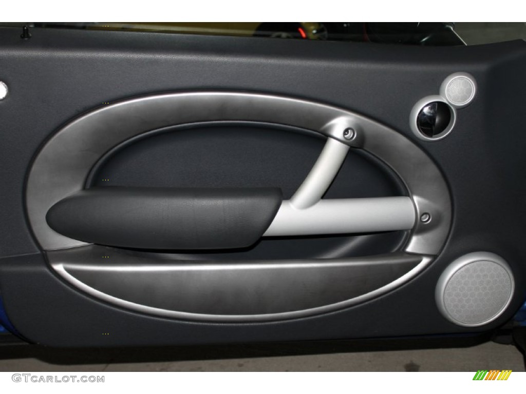 2006 Cooper S Hardtop - Hyper Blue Metallic / Black/Panther Black photo #13
