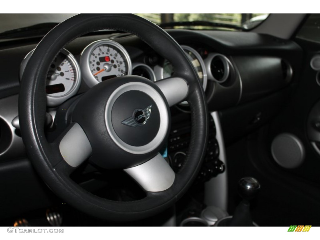 2006 Cooper S Hardtop - Hyper Blue Metallic / Black/Panther Black photo #15