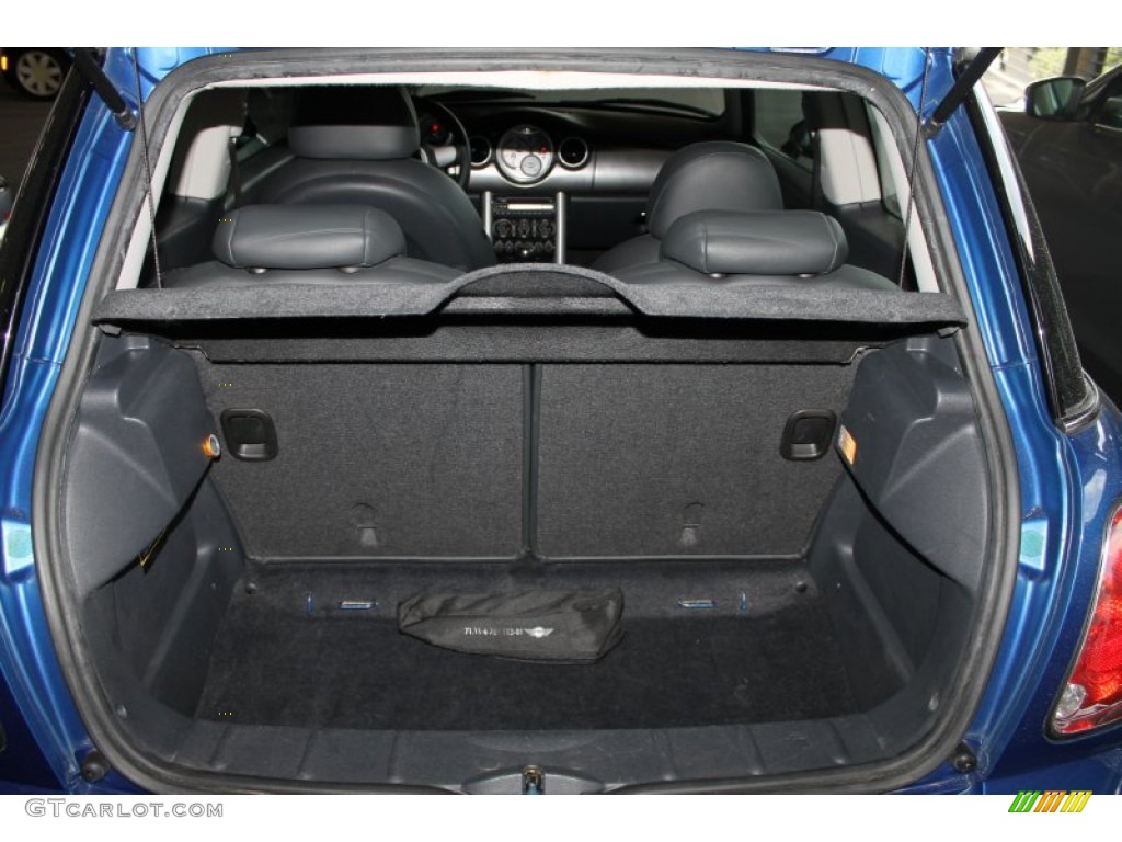 2006 Cooper S Hardtop - Hyper Blue Metallic / Black/Panther Black photo #23