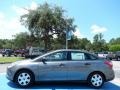 2013 Sterling Gray Ford Focus S Sedan  photo #2