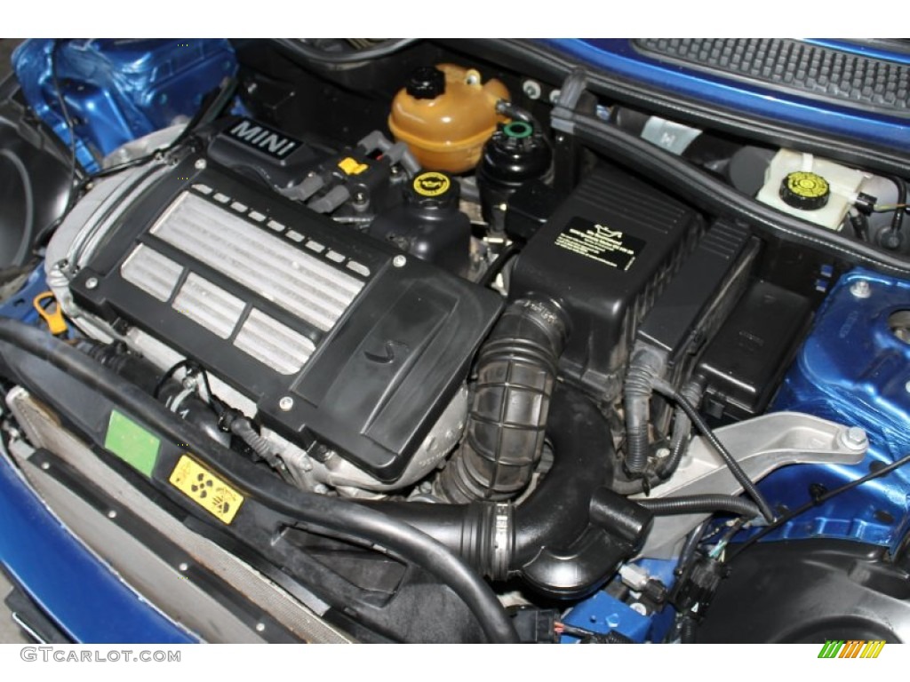 2006 Cooper S Hardtop - Hyper Blue Metallic / Black/Panther Black photo #30