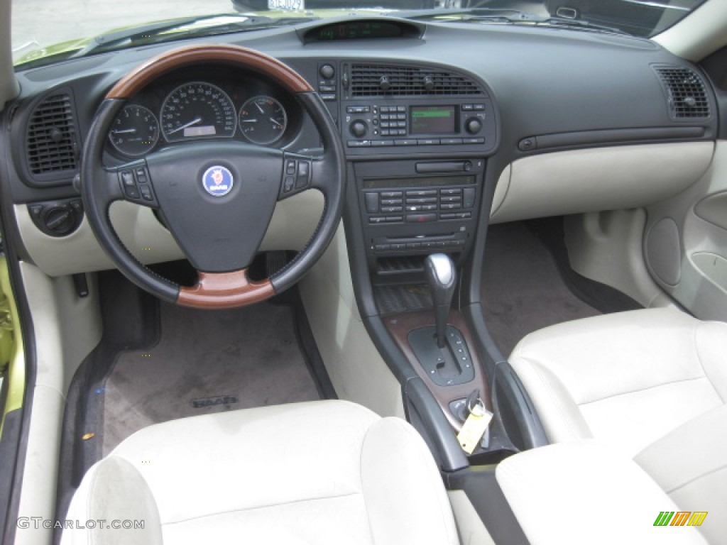 Parchment Interior 2005 Saab 9-3 Arc Convertible Photo #84070352