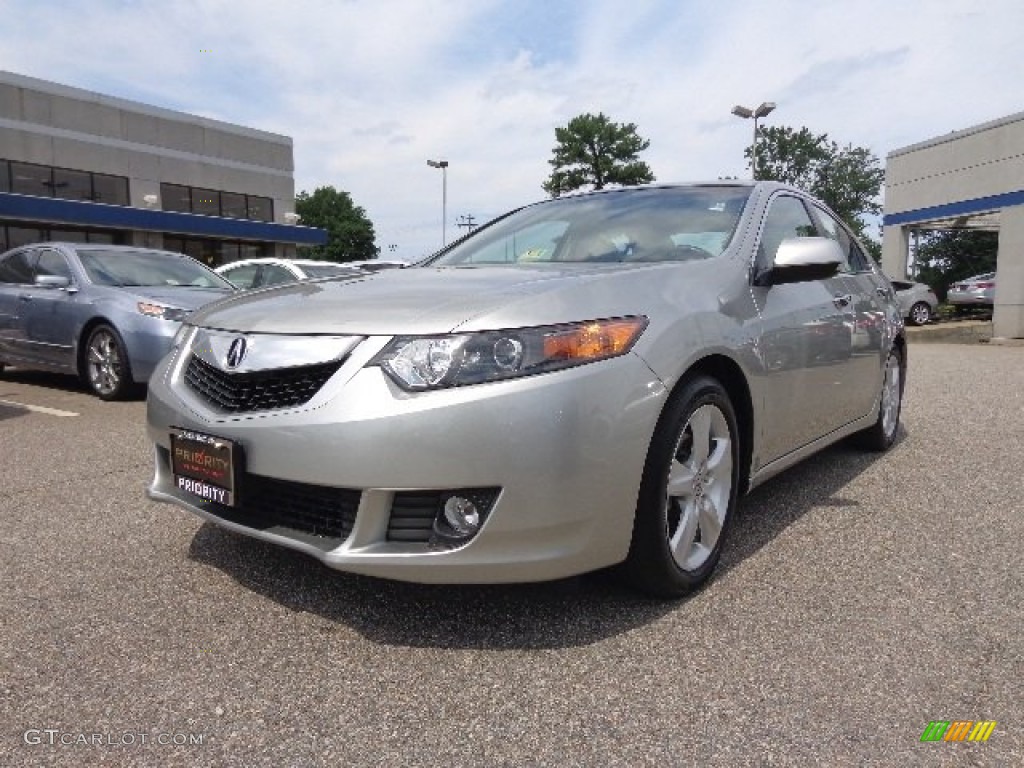 2010 TSX Sedan - Palladium Metallic / Taupe photo #1