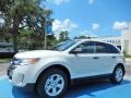White Suede 2013 Ford Edge SE EcoBoost