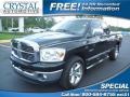 Brilliant Black Crystal Pearl 2008 Dodge Ram 1500 Big Horn Edition Quad Cab