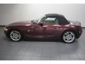 2005 Merlot Red Metallic BMW Z4 2.5i Roadster  photo #2