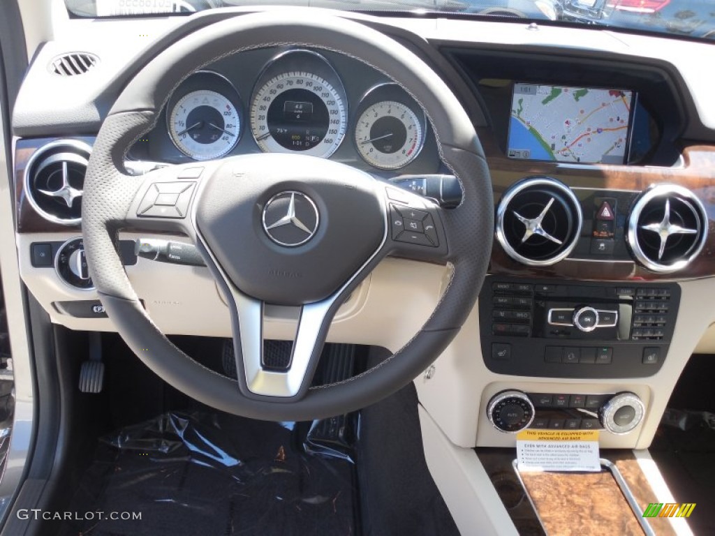 2014 Mercedes-Benz GLK 350 Almond Beige/Mocha Dashboard Photo #84072107