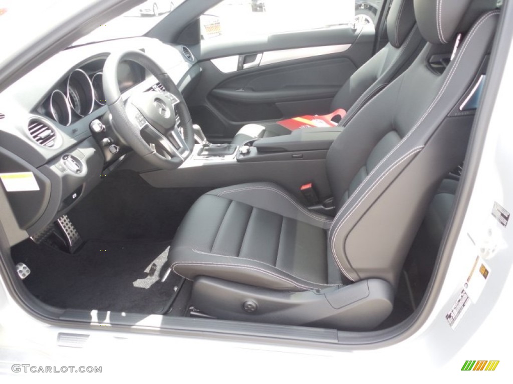 Black Interior 2014 Mercedes-Benz C 250 Coupe Photo #84072605