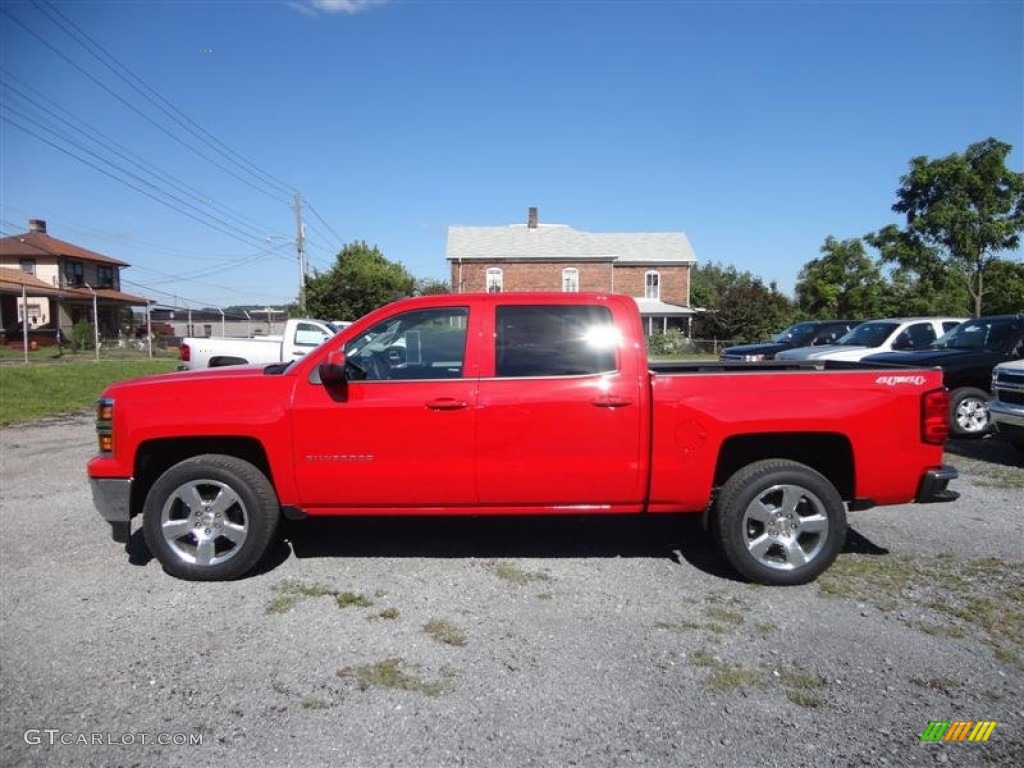 2014 Silverado 1500 LT Crew Cab 4x4 - Victory Red / Jet Black photo #4