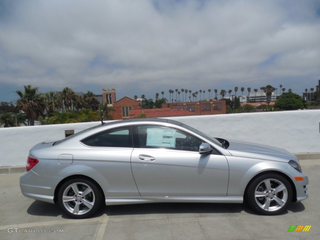 Iridium Silver Metallic 2014 Mercedes-Benz C 250 Coupe Exterior Photo #84073058