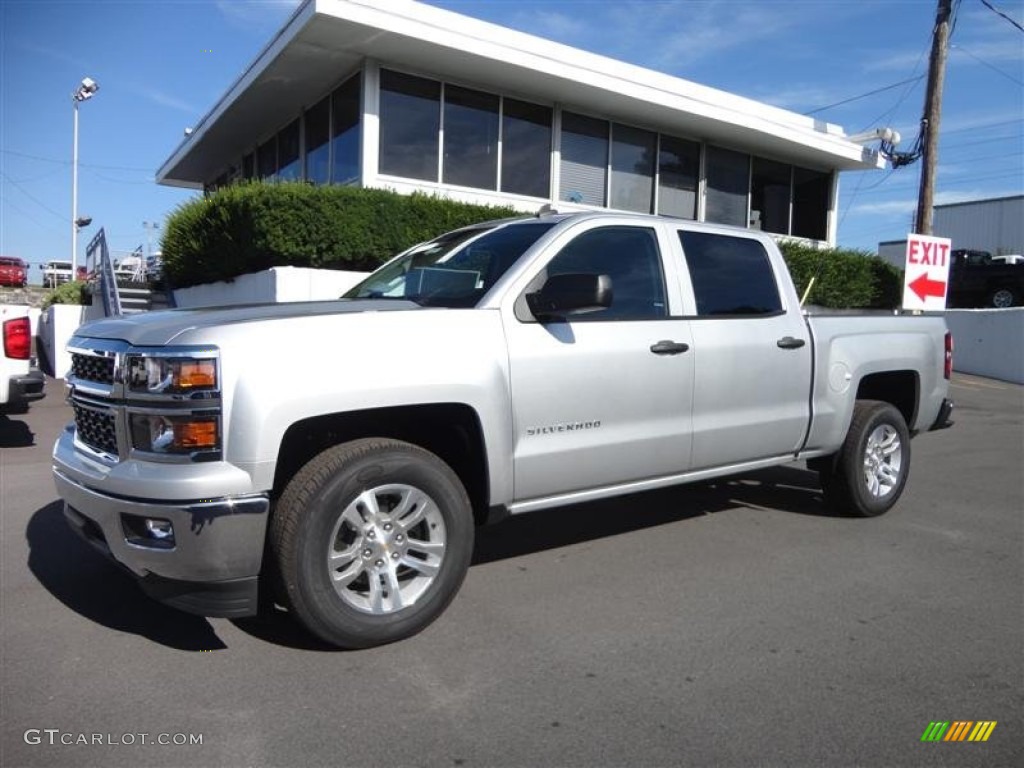 Silver Ice Metallic 2014 Chevrolet Silverado 1500 LT Crew Cab Exterior Photo #84073166
