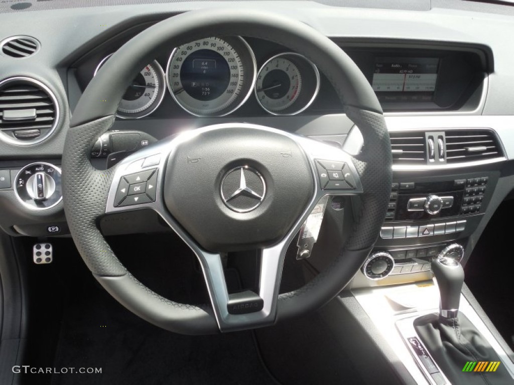 2014 Mercedes-Benz C 250 Coupe Black Dashboard Photo #84073202