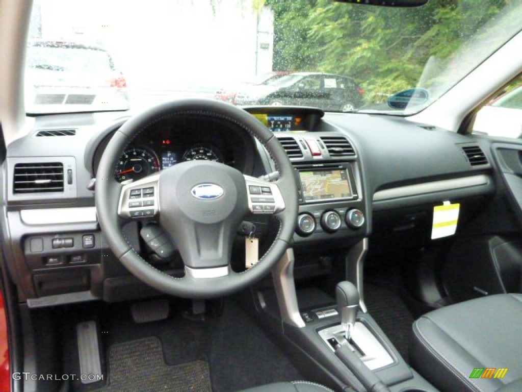 2014 Subaru Forester 2.0XT Touring Black Dashboard Photo #84073344