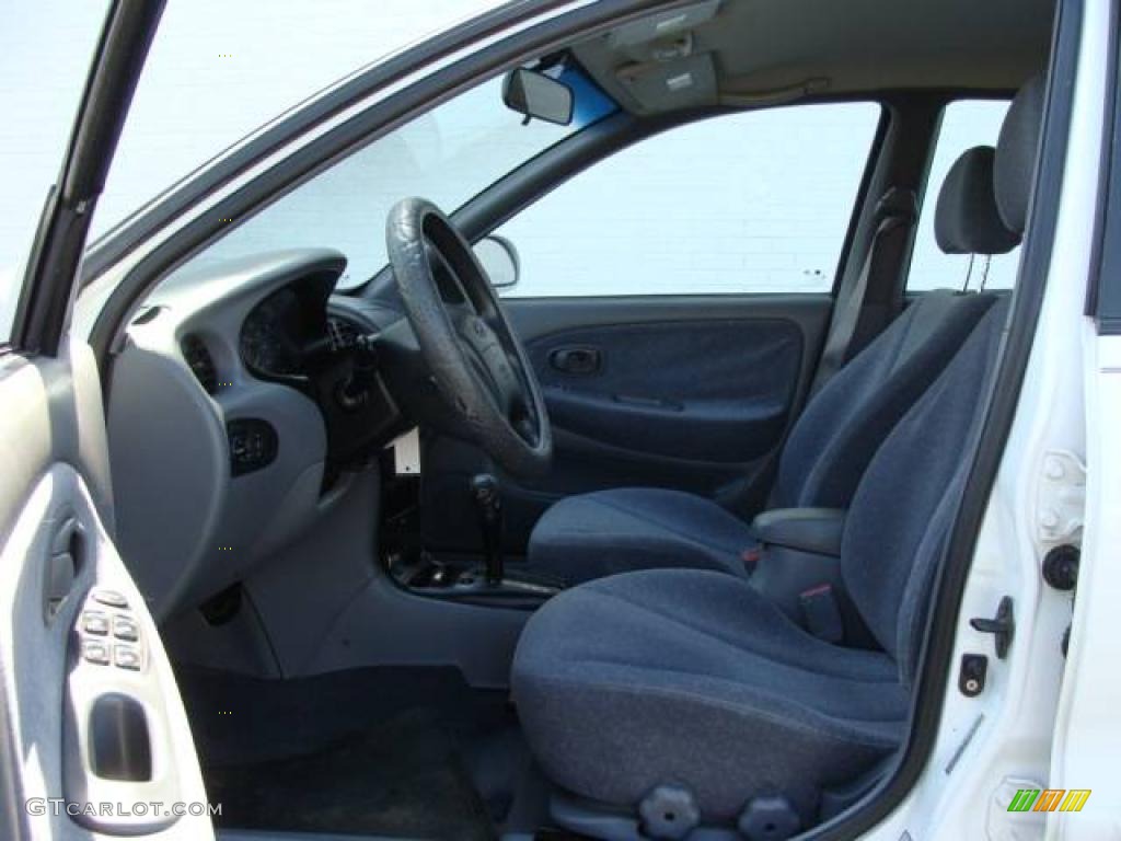 2000 Elantra GLS Wagon - Noble White / Gray photo #9