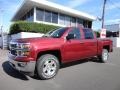 2014 Deep Ruby Metallic Chevrolet Silverado 1500 LT Z71 Crew Cab 4x4  photo #3