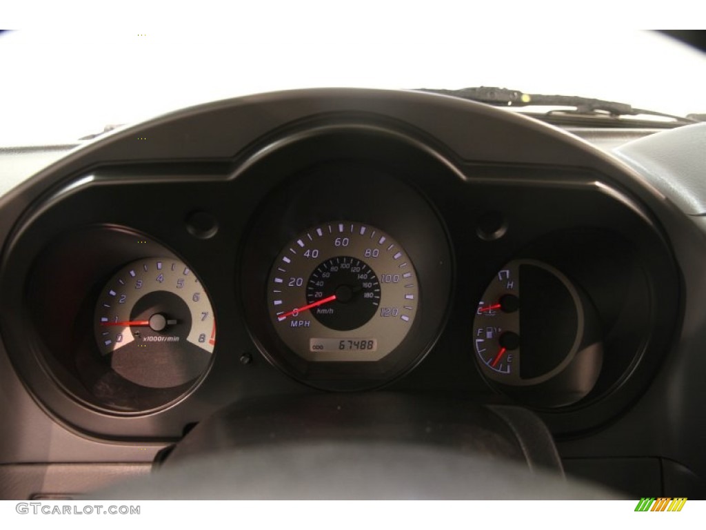 2004 Nissan Frontier XE V6 Crew Cab 4x4 Gauges Photo #84073859