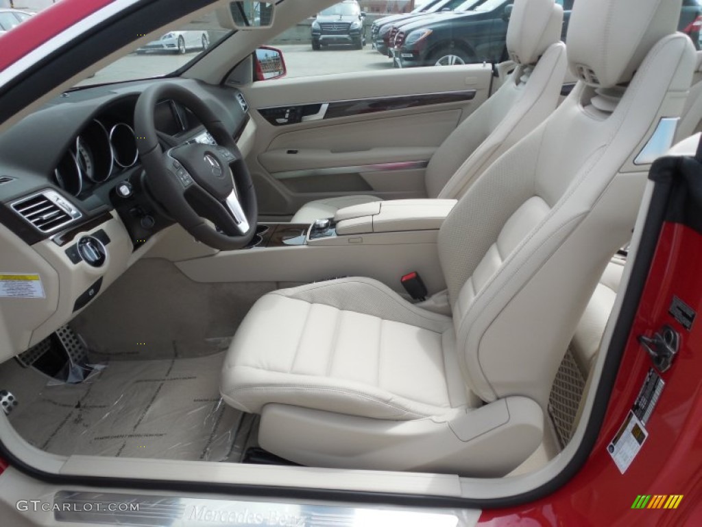 2014 E 350 Cabriolet - Mars Red / Silk Beige/Espresso Brown photo #5
