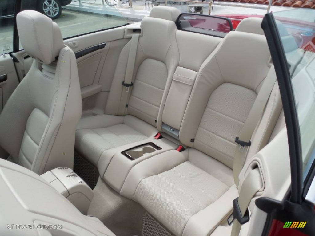 Silk Beige/Espresso Brown Interior 2014 Mercedes-Benz E 350 Cabriolet Photo #84073952
