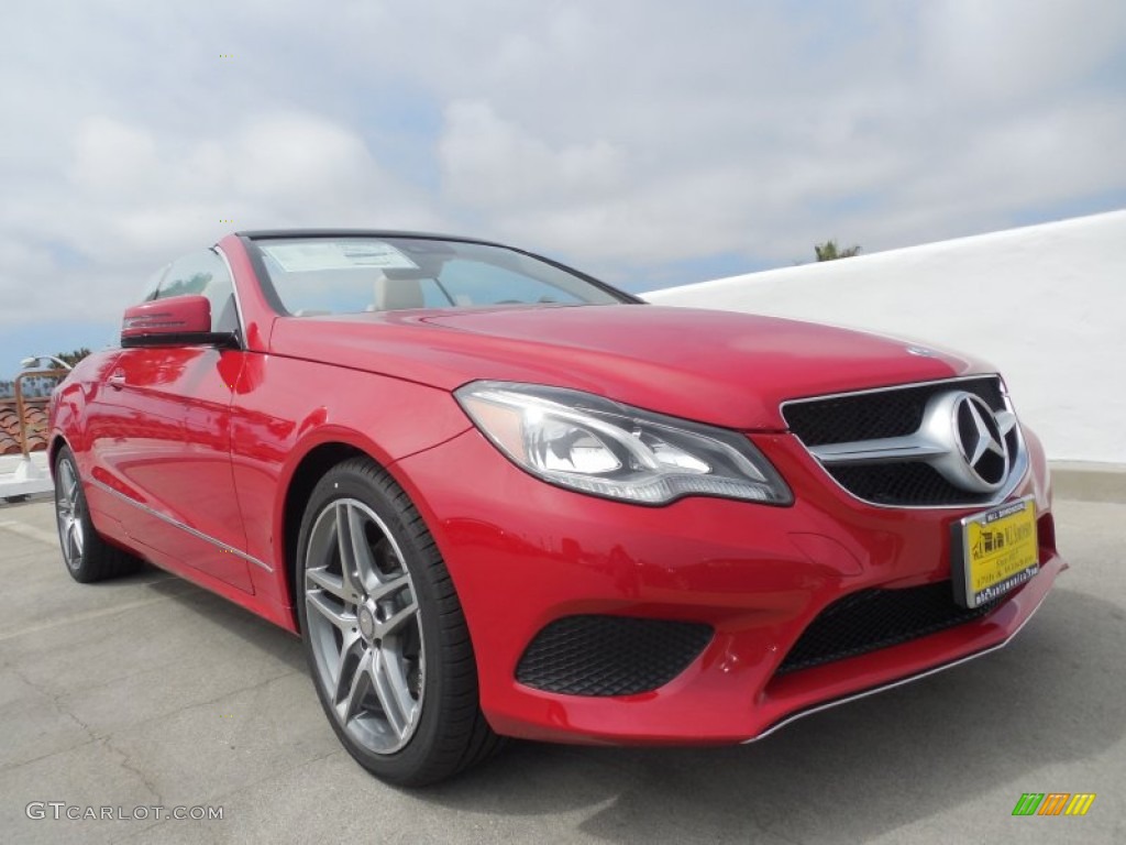 2014 E 350 Cabriolet - Mars Red / Silk Beige/Espresso Brown photo #11