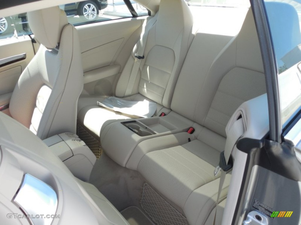 2014 E 350 Coupe - Paladium Silver Metallic / Silk Beige/Espresso Brown photo #8
