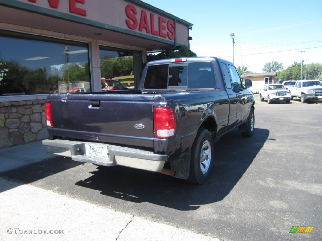 2000 Ranger XLT SuperCab - Deep Wedgewood Blue Metallic / Medium Prairie Tan photo #6