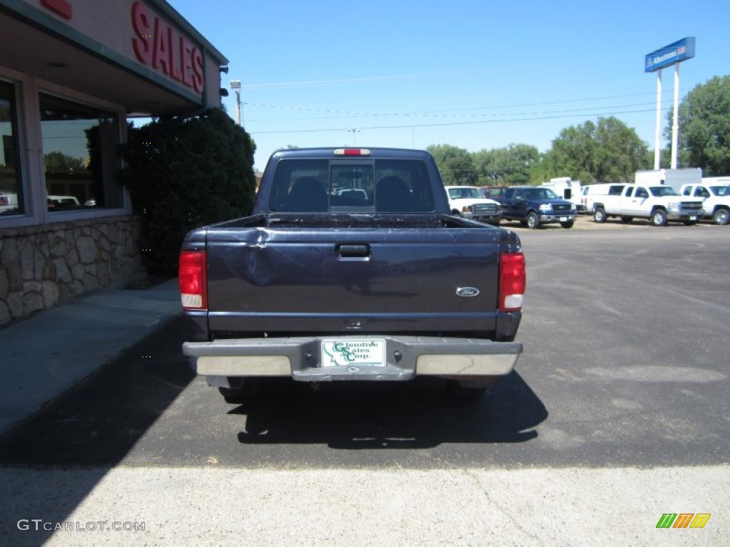 2000 Ranger XLT SuperCab - Deep Wedgewood Blue Metallic / Medium Prairie Tan photo #9