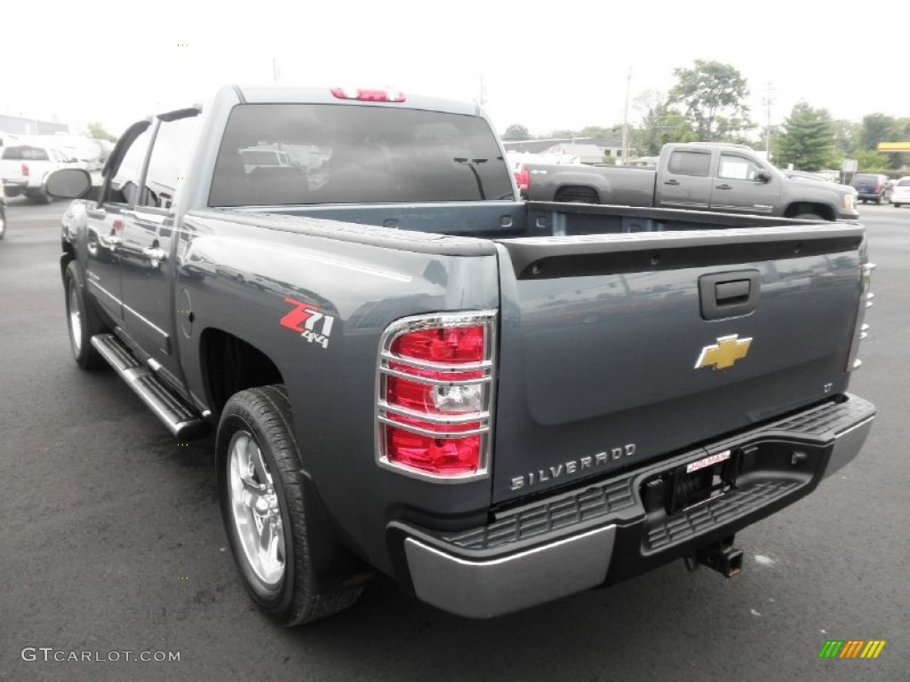 2008 Silverado 1500 LT Crew Cab 4x4 - Blue Granite Metallic / Ebony photo #18