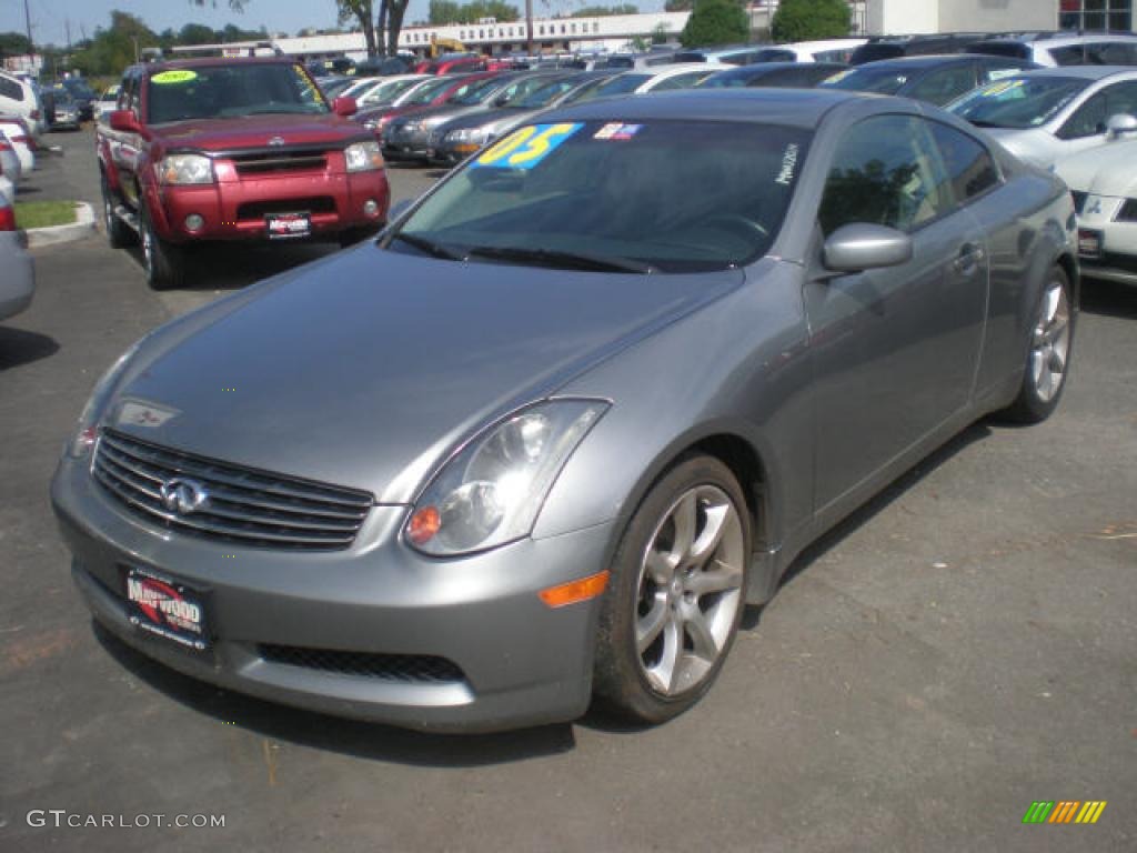 2005 G 35 Coupe - Diamond Graphite Metallic / Graphite photo #1