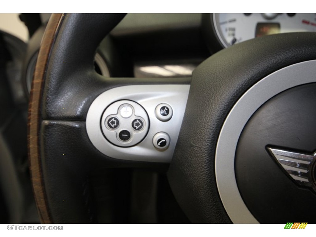 2007 Cooper Hardtop - Pure Silver Metallic / Lounge Carbon Black photo #25