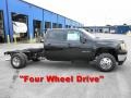 Onyx Black - Sierra 3500HD SLE Crew Cab 4x4 Dually Chassis Photo No. 1