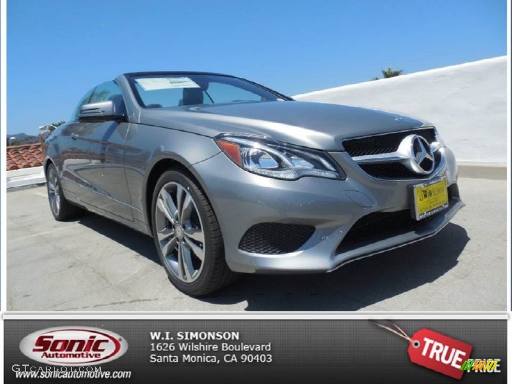 2014 E 350 Cabriolet - Paladium Silver Metallic / Black photo #1