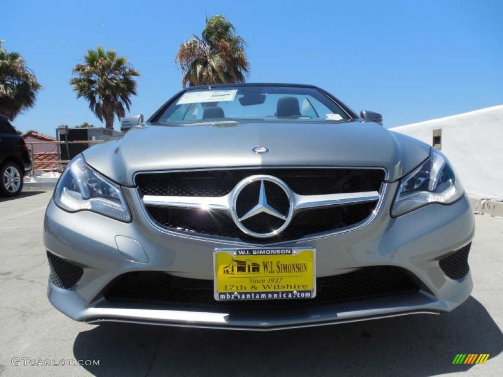 2014 E 350 Cabriolet - Paladium Silver Metallic / Black photo #2