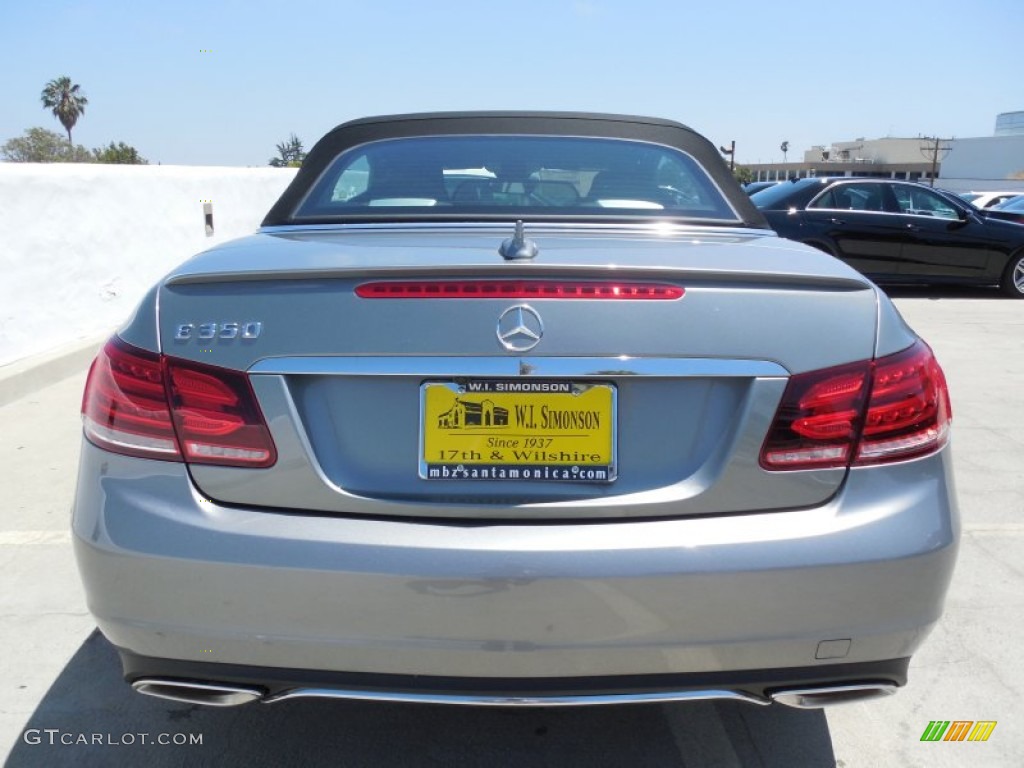 2014 E 350 Cabriolet - Paladium Silver Metallic / Black photo #9