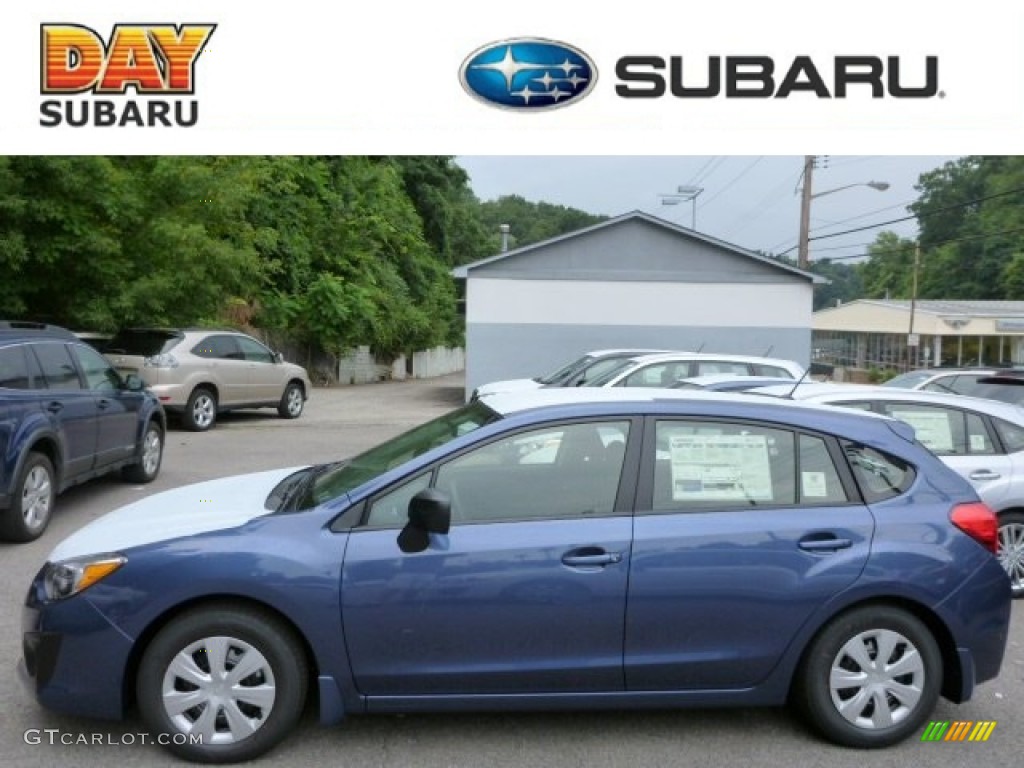 2013 Impreza 2.0i 5 Door - Marine Blue Pearl / Black photo #1