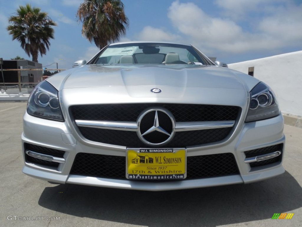 2014 SLK 250 Roadster - Iridium Silver Metallic / Ash/Black photo #2